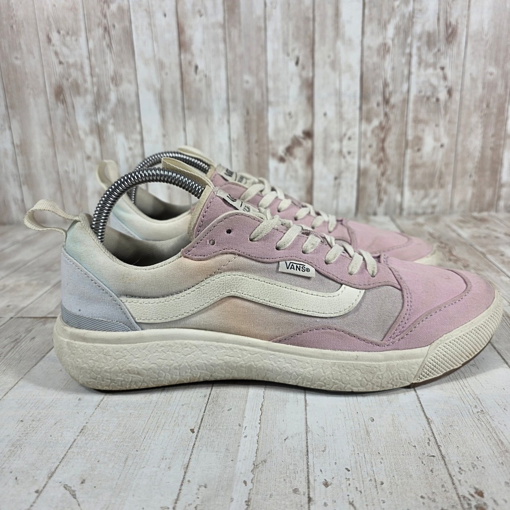 Vans UltraRange EXO Pink White Ombre Sneakers Womens 9 Mens 7.5 721356